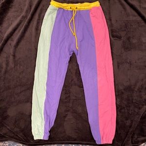 Teddy Fresh classic colorblock sweatpants size L
